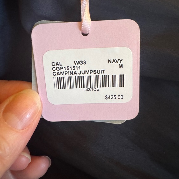 Calypso St. Barth Navy Jumpuit - Picture 4 of 5